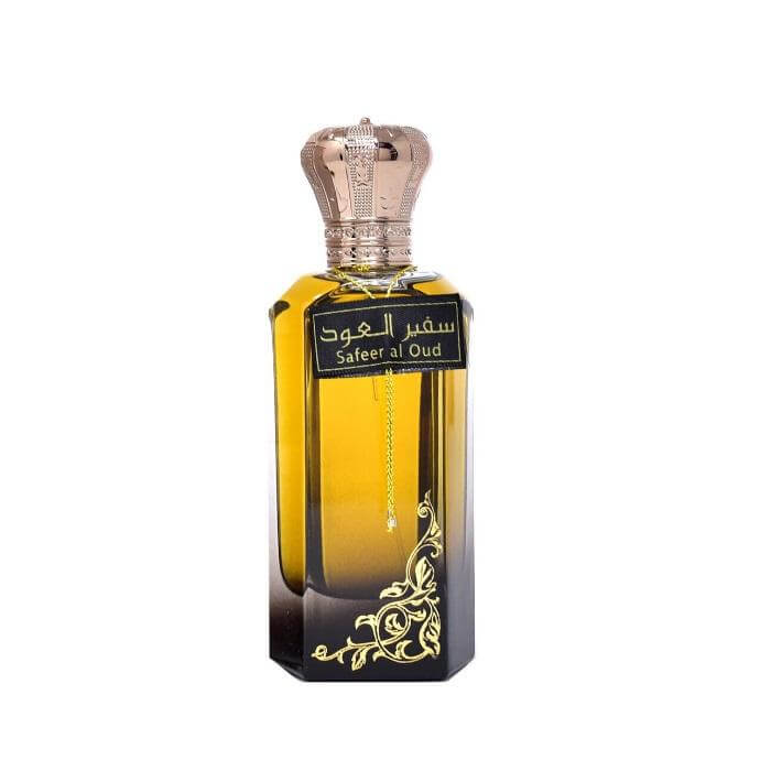 Safeer Al Oud 100ml Eau de Parfum by Ard Al Zaafaran fragrance packaging front view