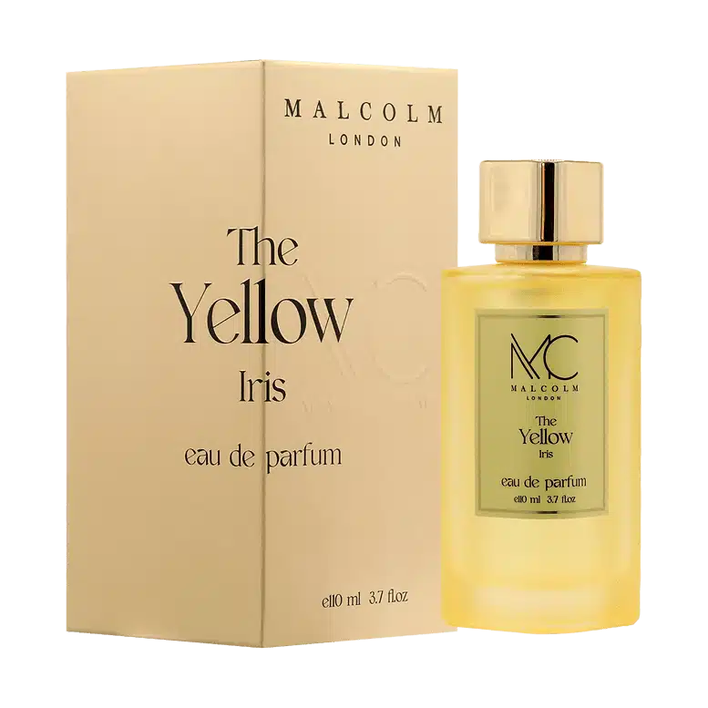 Malcolm The Yellow Iris 110ml Eau de Parfum by Malcolm London bottle and box