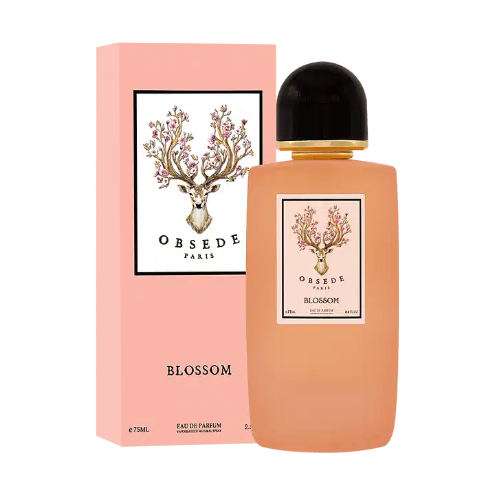 Obsede Blossom 75ml Eau de Parfum by Obsede Paris bottle and box