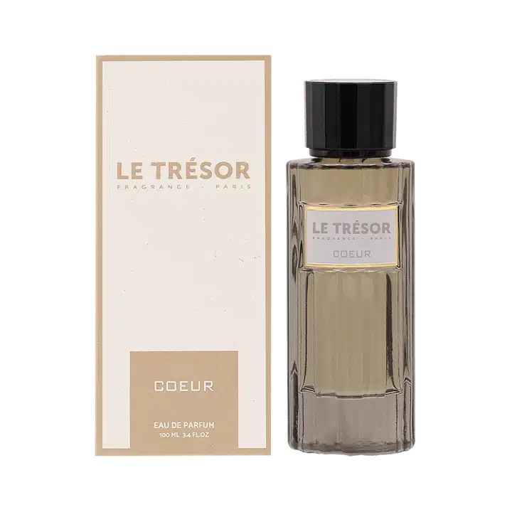 Coeur 100ml Eau de Parfum by Le Tresor bottle and box