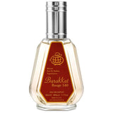 Barakkat Rouge 540 Travel Size 50ml Eau de Parfum by Fragrance World fragrance packaging front view