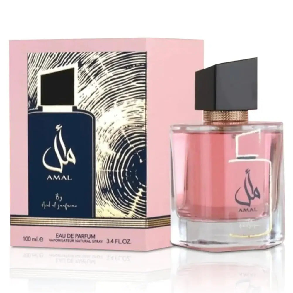Amal 100ml Eau de Parfum by Ard Al Zaafaran bottle and box