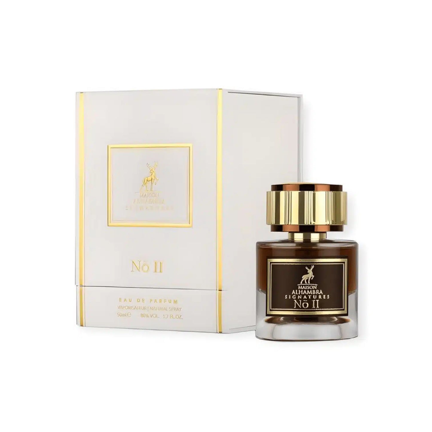 Signatures No. II 50ml Eau de Parfum by Maison Alhambra bottle and box