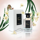 White As Tuberose 100ml Eau de Parfum by Fragrance World fragrance packaging front view