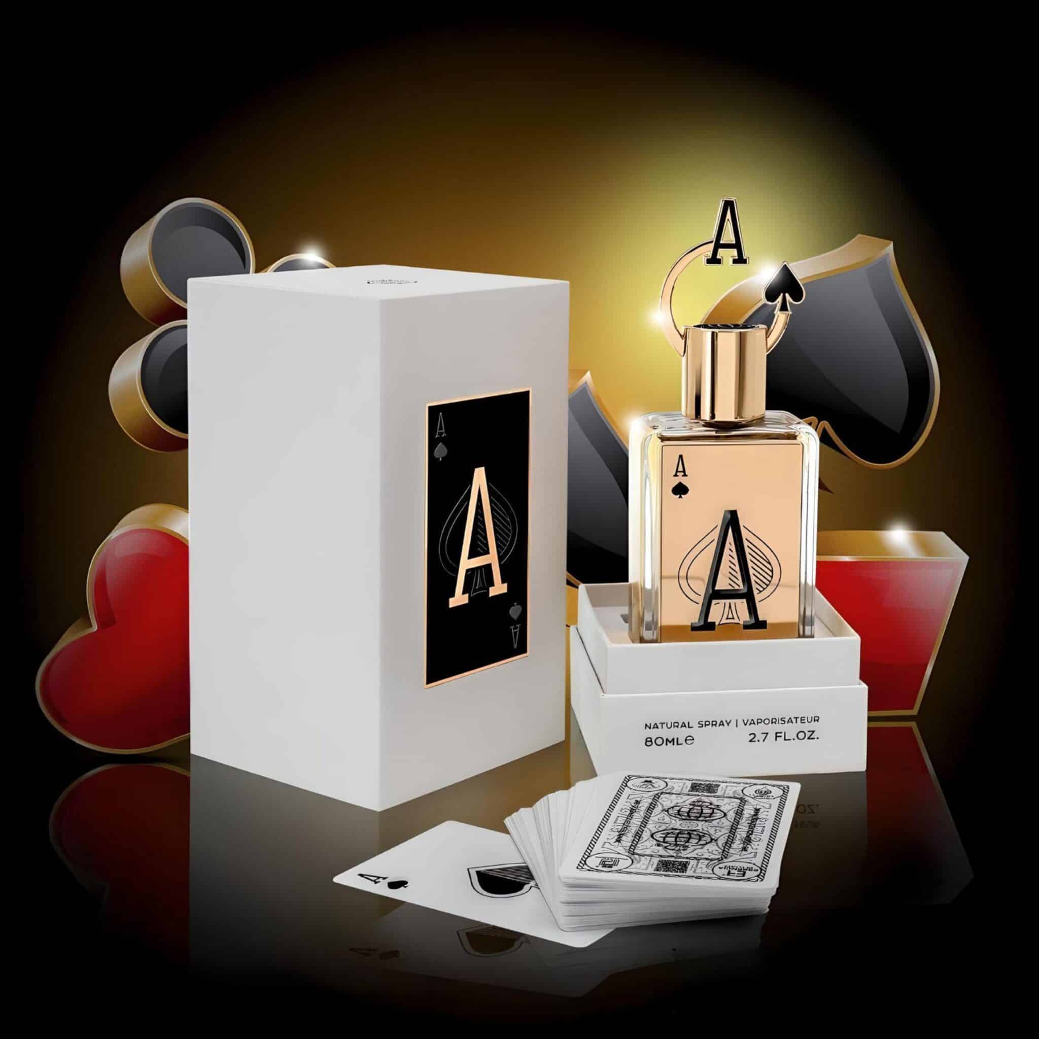Ace of Spades (A) 80ml Eau de Parfum by Fragrance World fragrance packaging front view