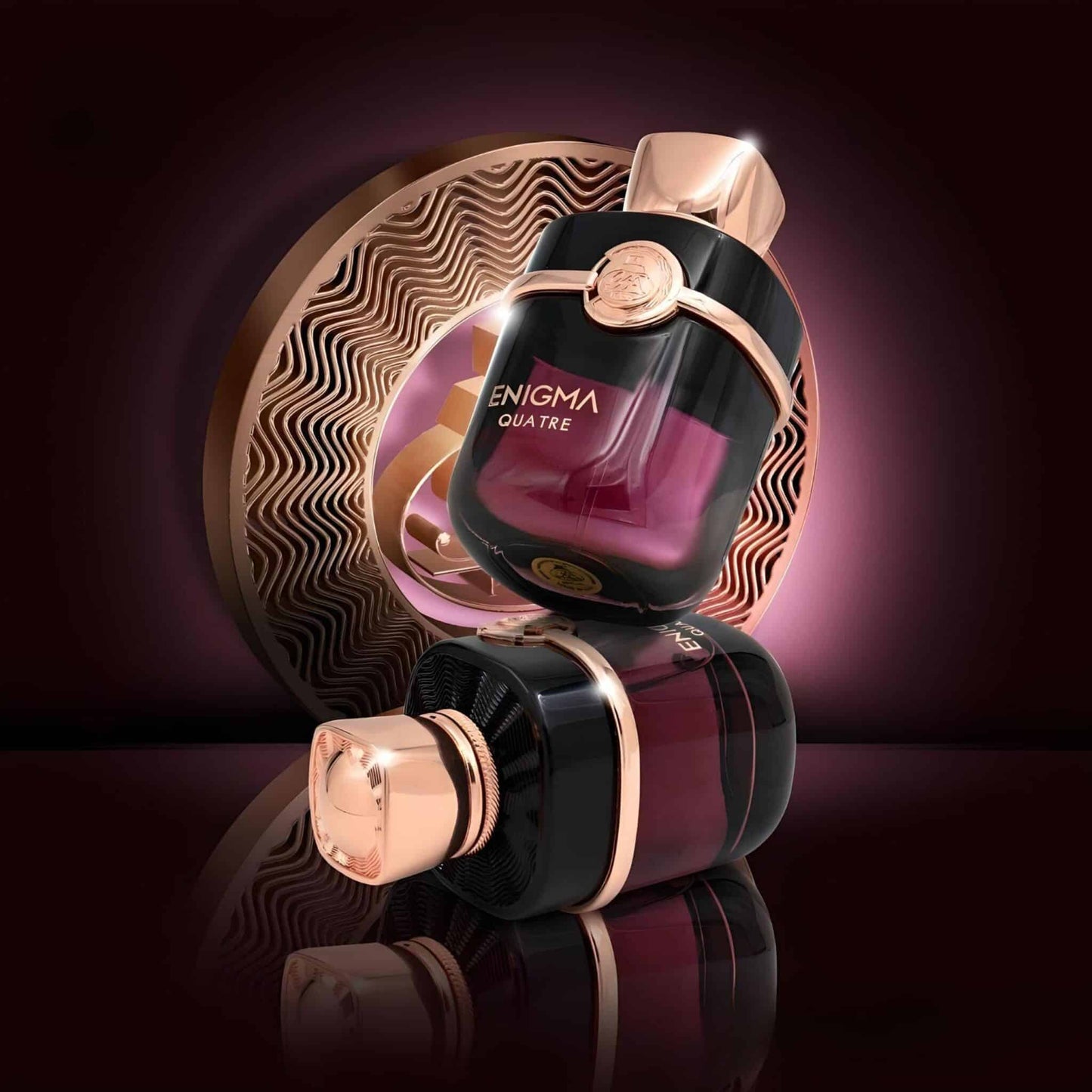 Enigma Quatre 100ml Eau de Parfum by French Avenue perfume bottle close up