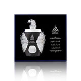 Ghala Zayed Luxury Saheb Al Samou 100ml Eau de Parfum by Ard Al Khaleej gift box and bottle