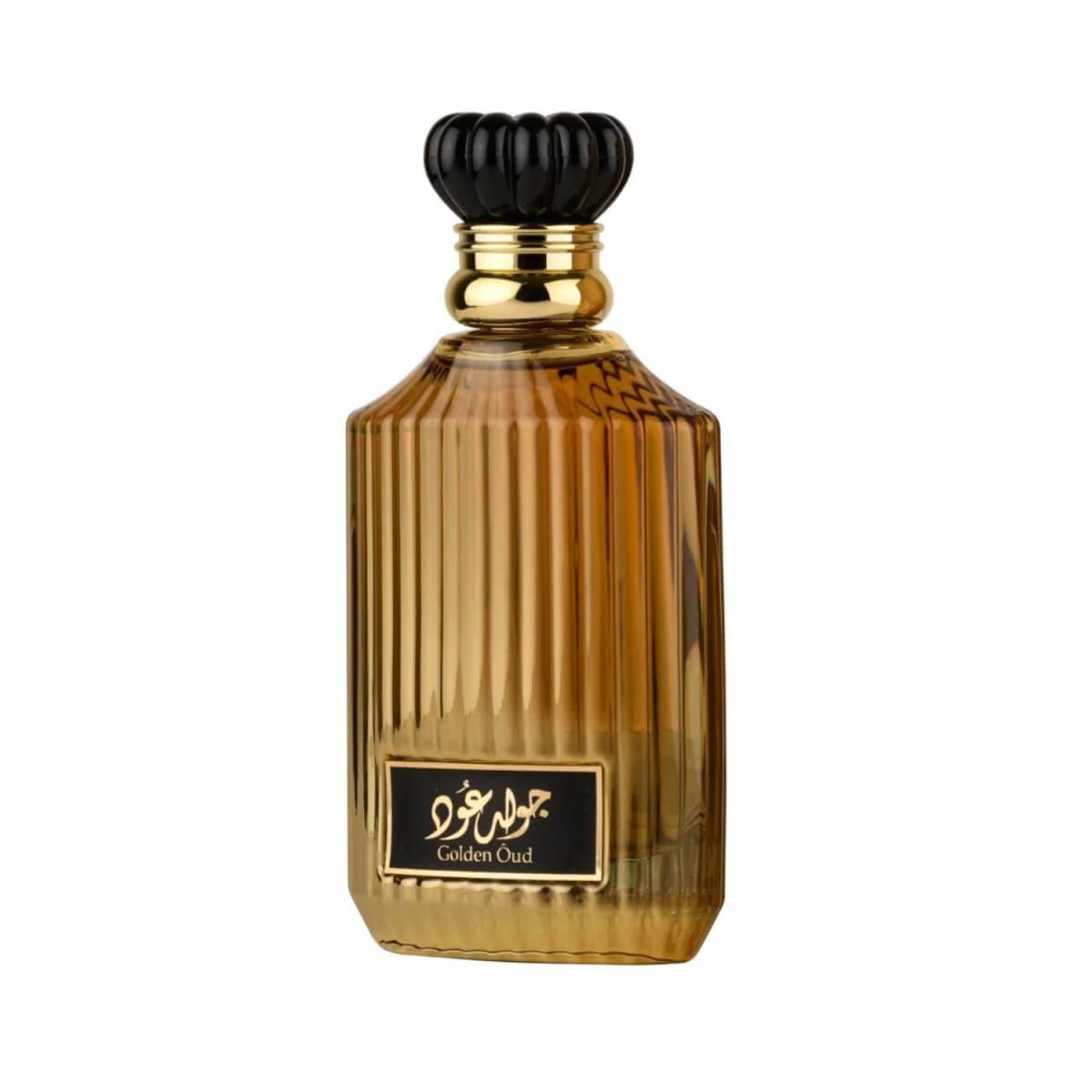 Golden Oud 100ml Eau de Parfum by Asdaaf fragrance packaging front view