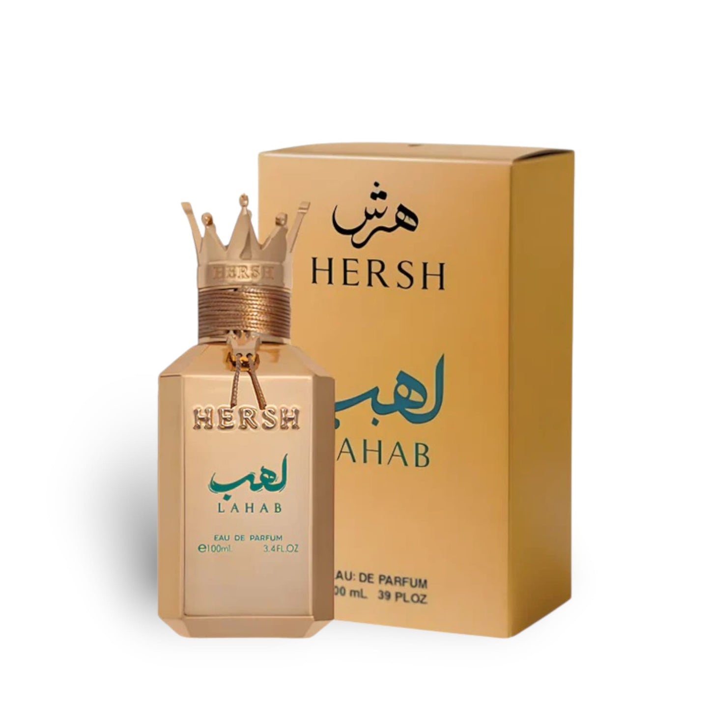 Hersh Lahab Eau de Parfum with outer box packaging by Al Ezz Oud