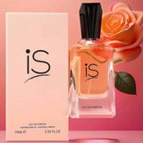 iS 75ml Eau de Parfum by Fragrance World fragrance packaging front view
