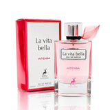 La Vita Bella Intensa 100ml Eau de Parfum by Maison Alhambra bottle and box
