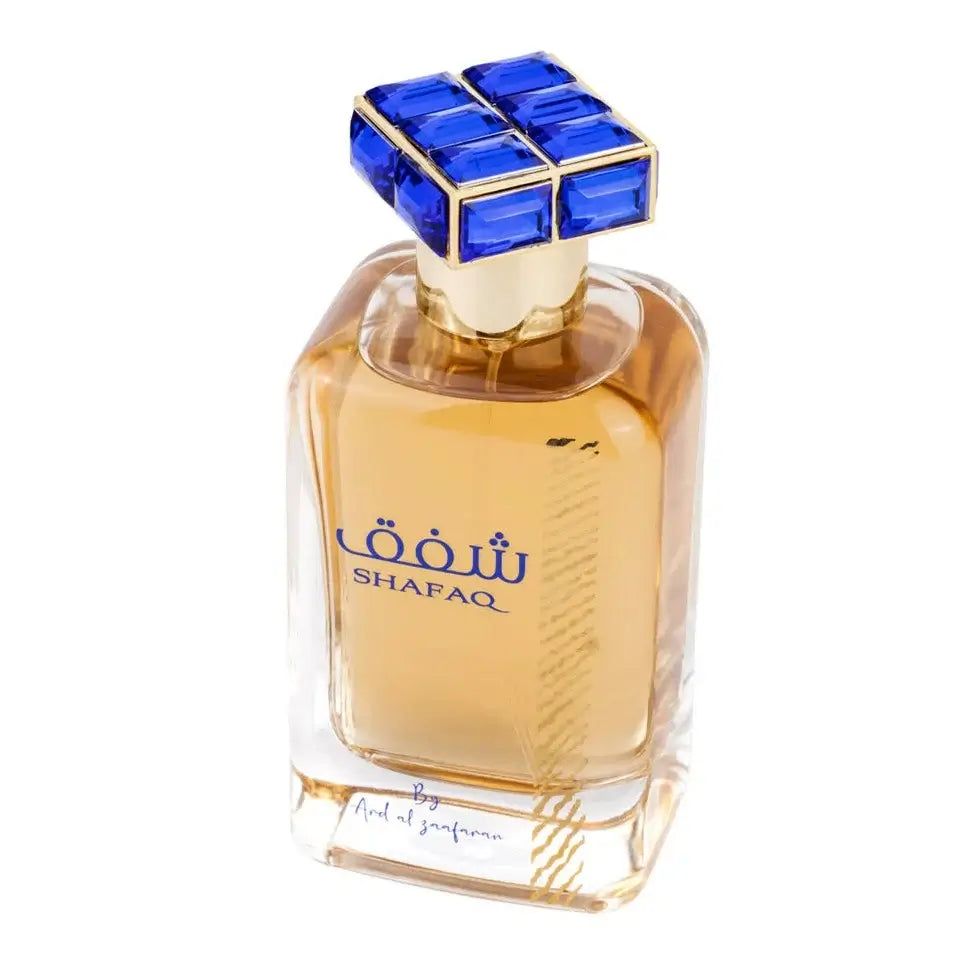 Shafaq 100ml Eau de Parfum by Ard Al Zaafaran bottle and box