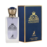 Kingsman 100ml Eau de Parfum by Maison Alhambra bottle and box