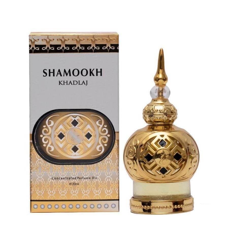 Shamookh Gold Concentrated ( ) 35ml Perfume Oil by Khadlaj perfume oil bottle