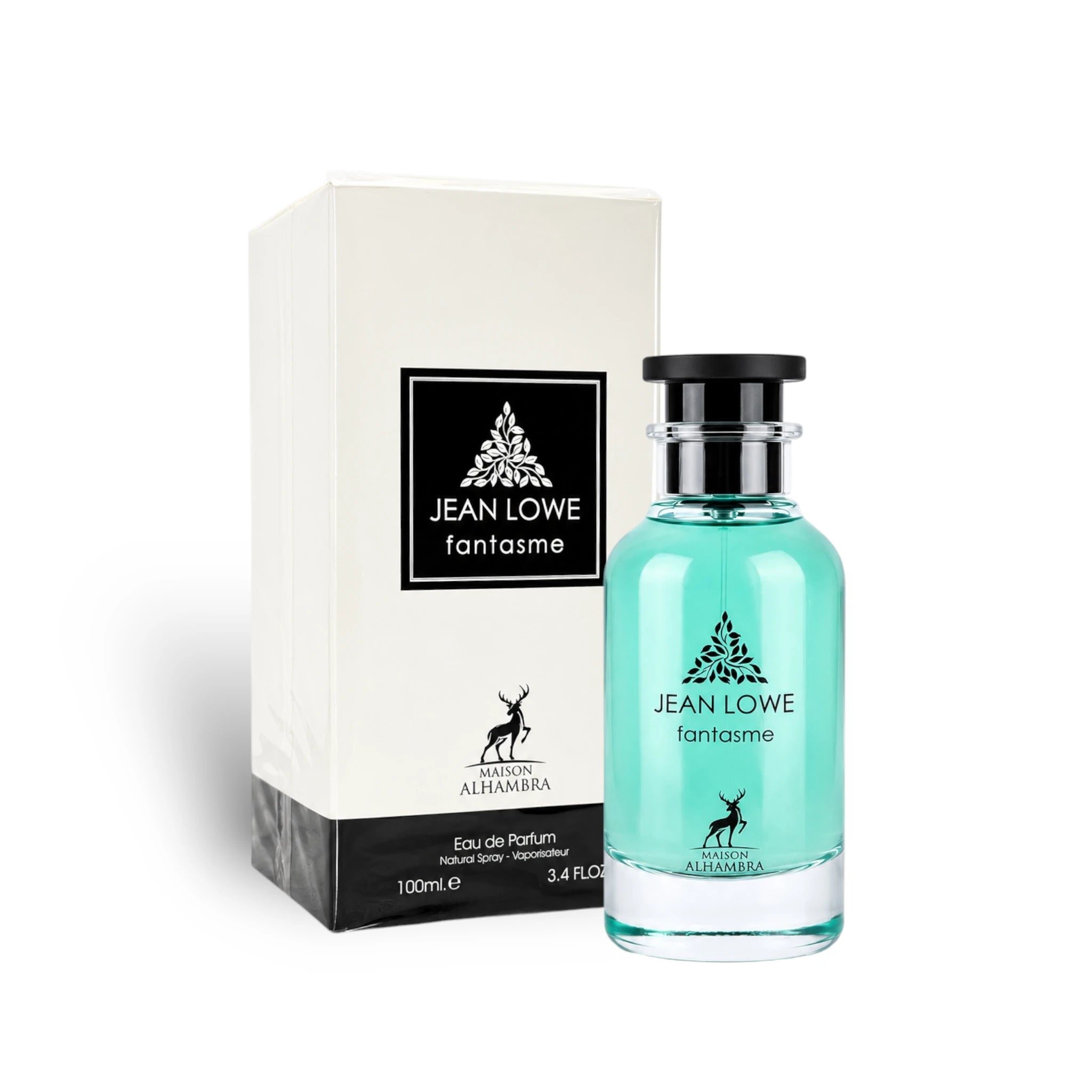 Jean Lowe Fantasme bottle displayed with retail box