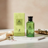 Lifestyle fragrance featuring Jean Lowe Verde Aura by Maison Alhambra
