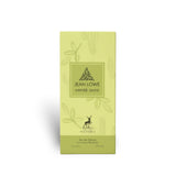 Packaging close-up view of Jean Lowe Verde Aura Eau de Parfum