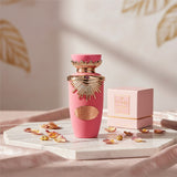 Jouri Eau de Parfum by Lattafa angled bottle shot