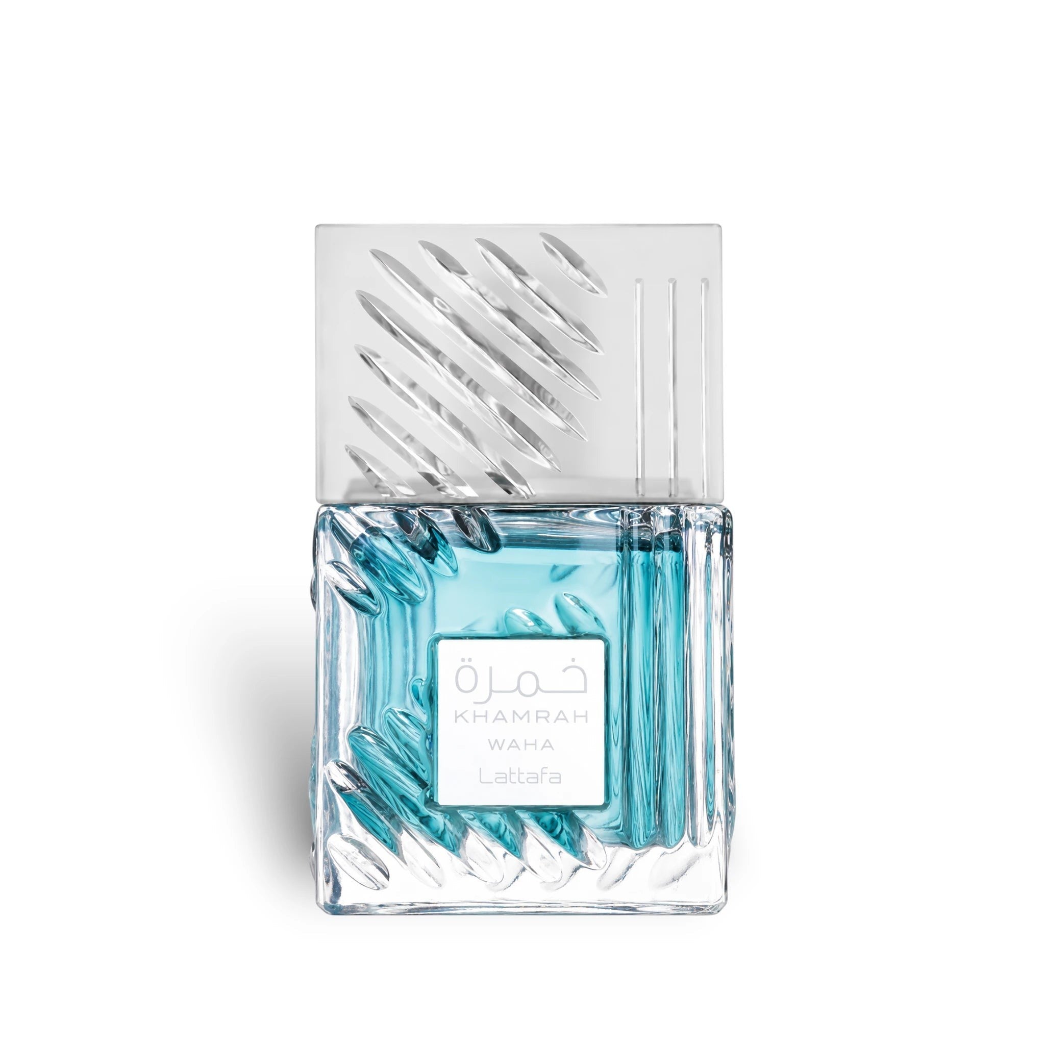 Khamrah Waha 100ml Eau de Parfum by Lattafa front bottle