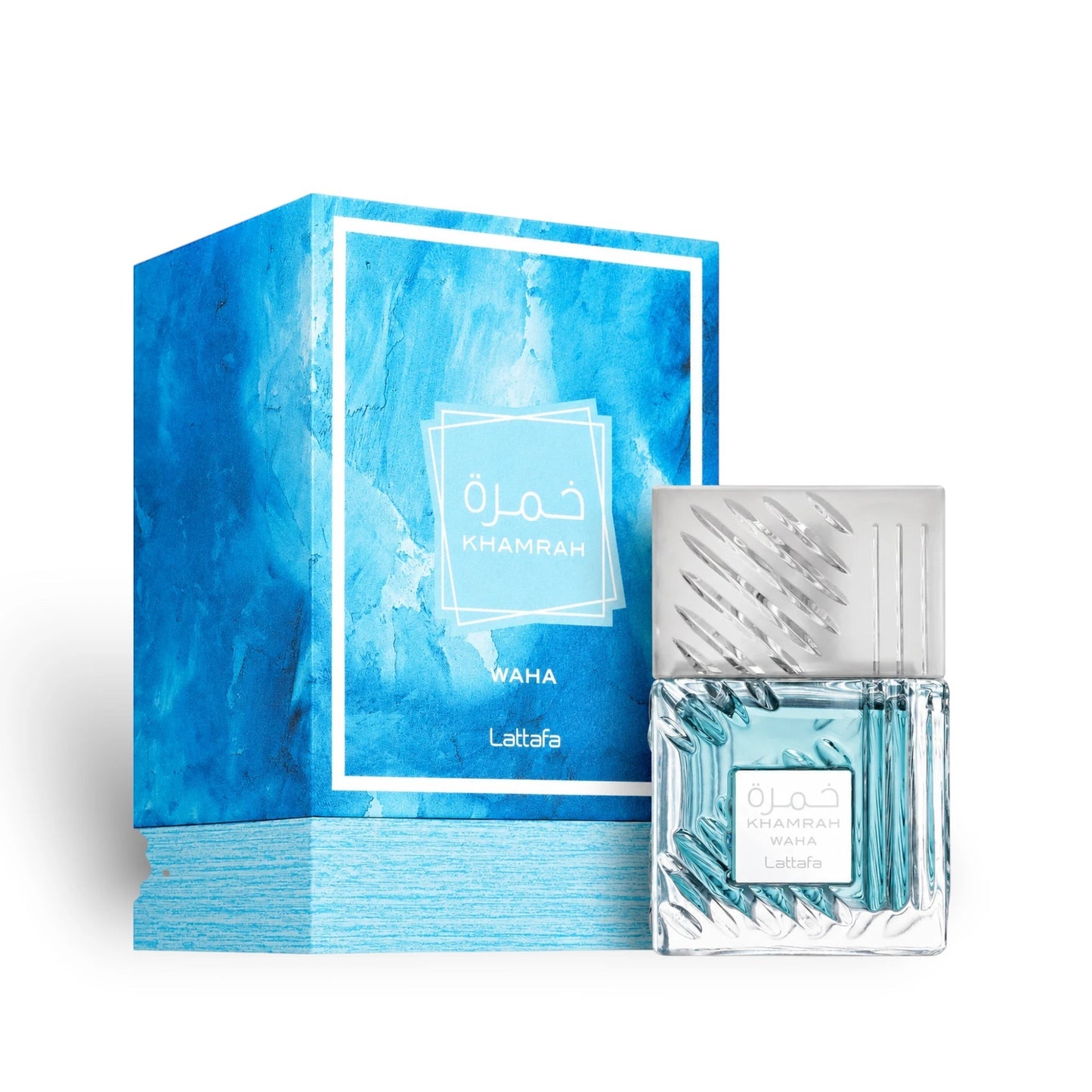 Khamrah Waha Eau de Parfum packaging and bottle