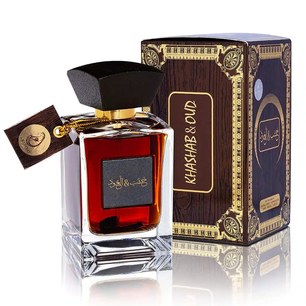 Khashab & Oud 100ml Eau de Parfum by My Perfumes fragrance packaging front view