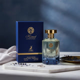 Lifestyle presentation of Kismet Lunar Magic by Maison Alhambra fragrance