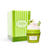 Lattafa Matcha Swirl Eau de Parfum bottle and box packaging