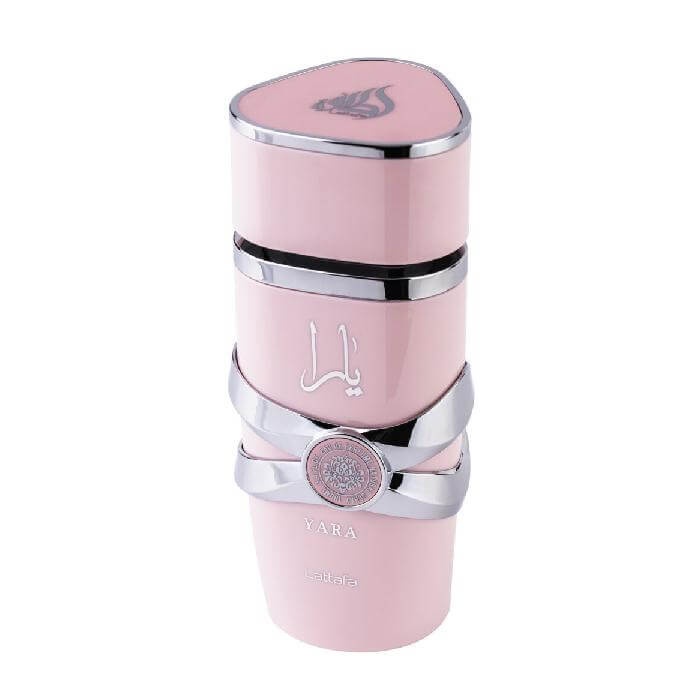 Yara 100ml Eau de Parfum by Lattafa fragrance packaging front view