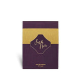 Close-up packaging box detail of Lush Noir by Ahmed Al Maghribi
