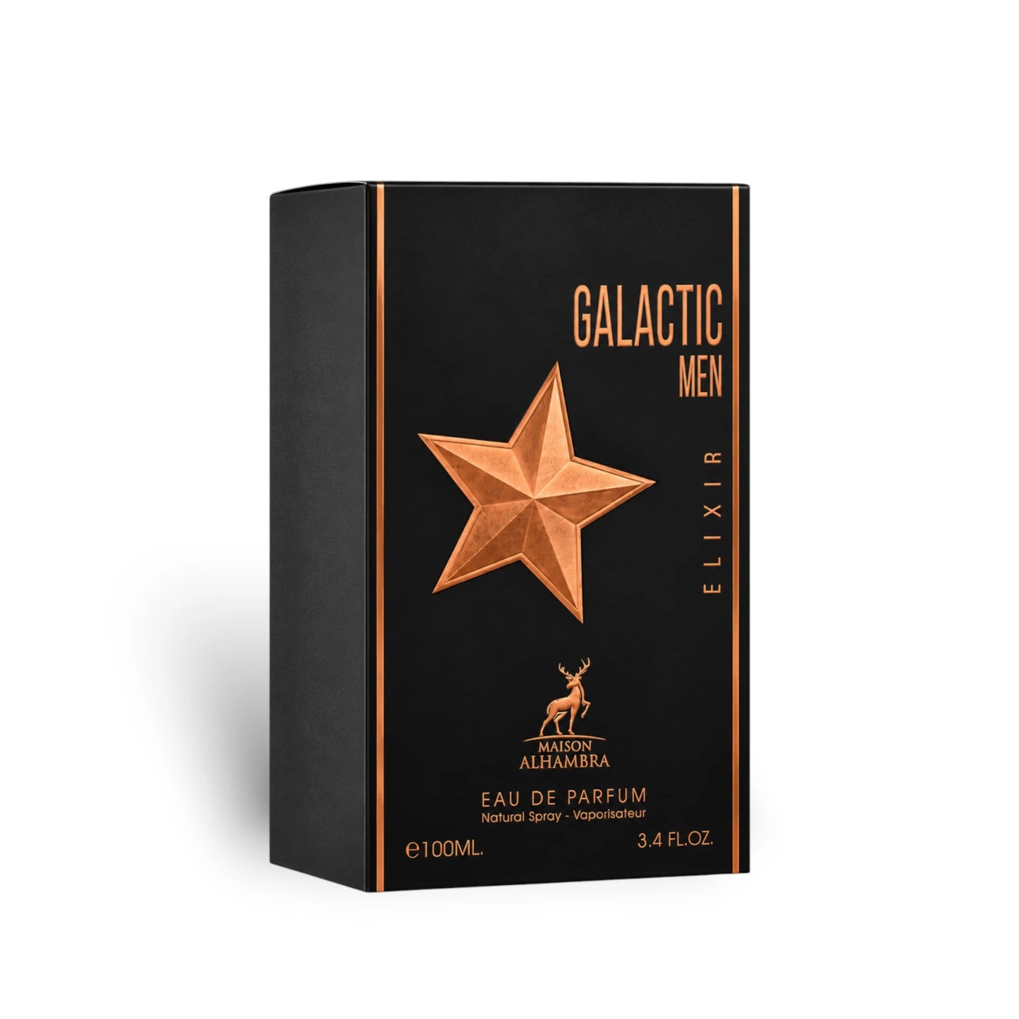 Maison Alhambra Galactic Men Elixir fragrance box close-up