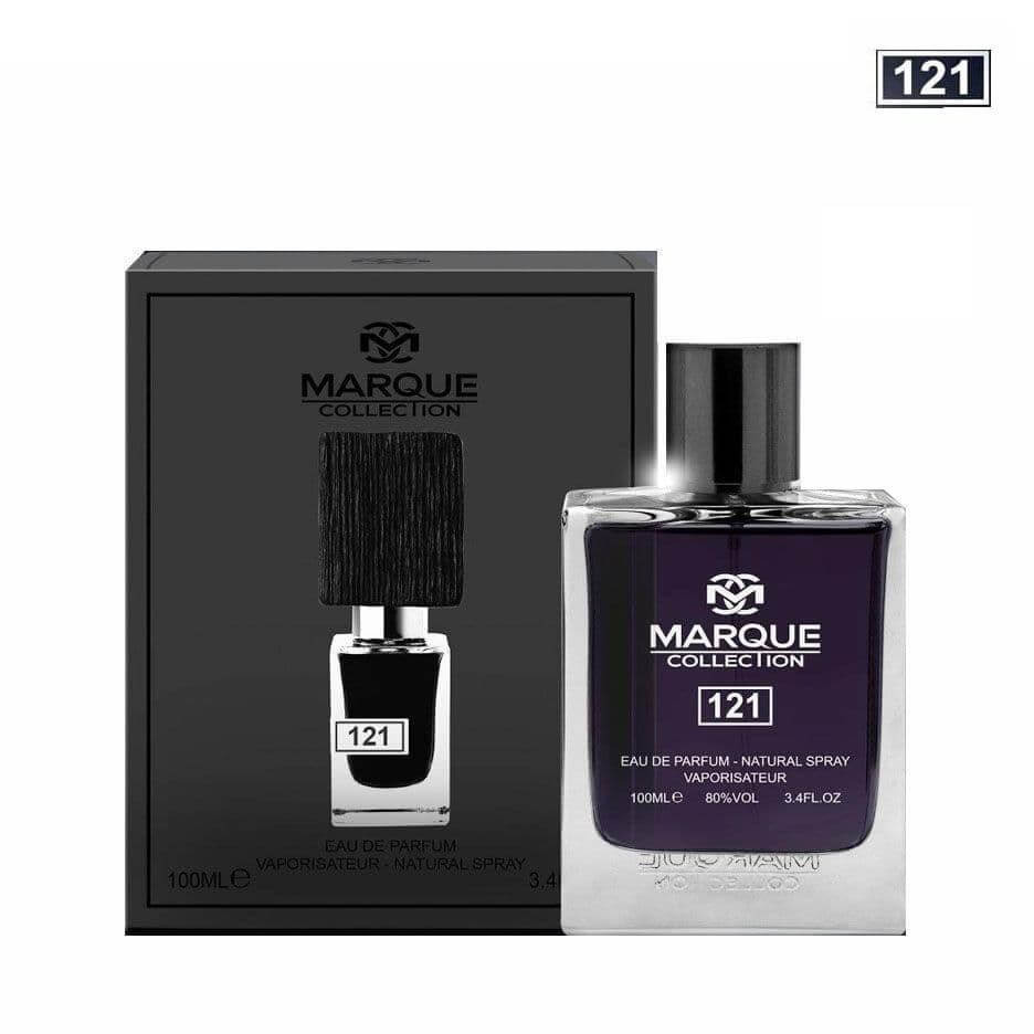 Marque Collection 121 100ml Eau de Parfum by Marque Collection bottle and box