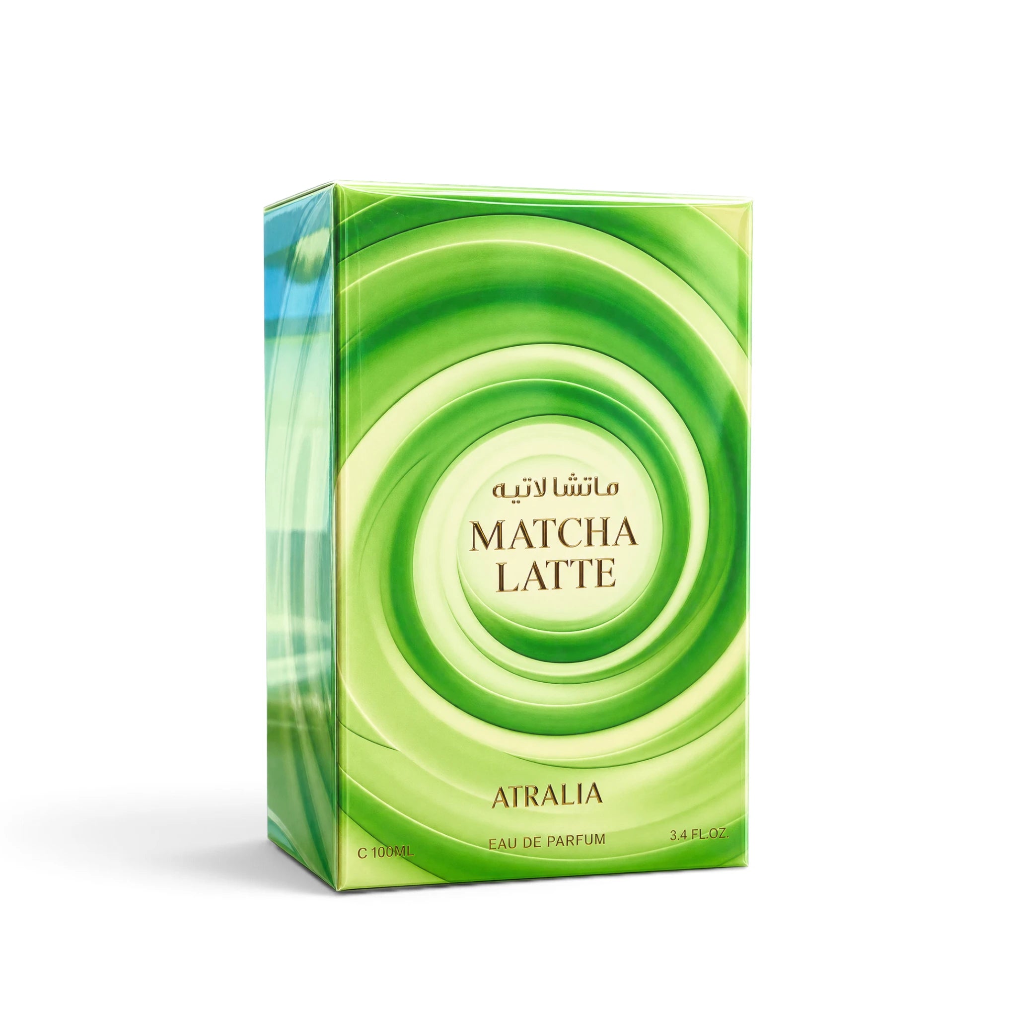Matcha Latte by Atralia luxury fragrance packaging