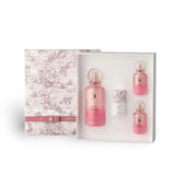 Miss Laverne Extreme gift set with perfume bottle and packaging view