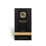 Close-up of the Momento Extrait de Parfum by RiiFFS bottle and packaging