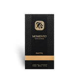 Close-up of the Momento Extrait de Parfum by RiiFFS bottle and packaging
