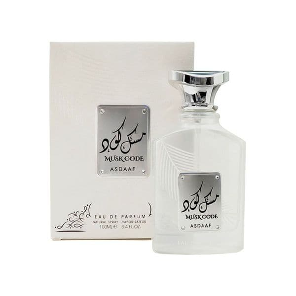 Musk Code 100ml Eau de Parfum by Asdaaf bottle and box