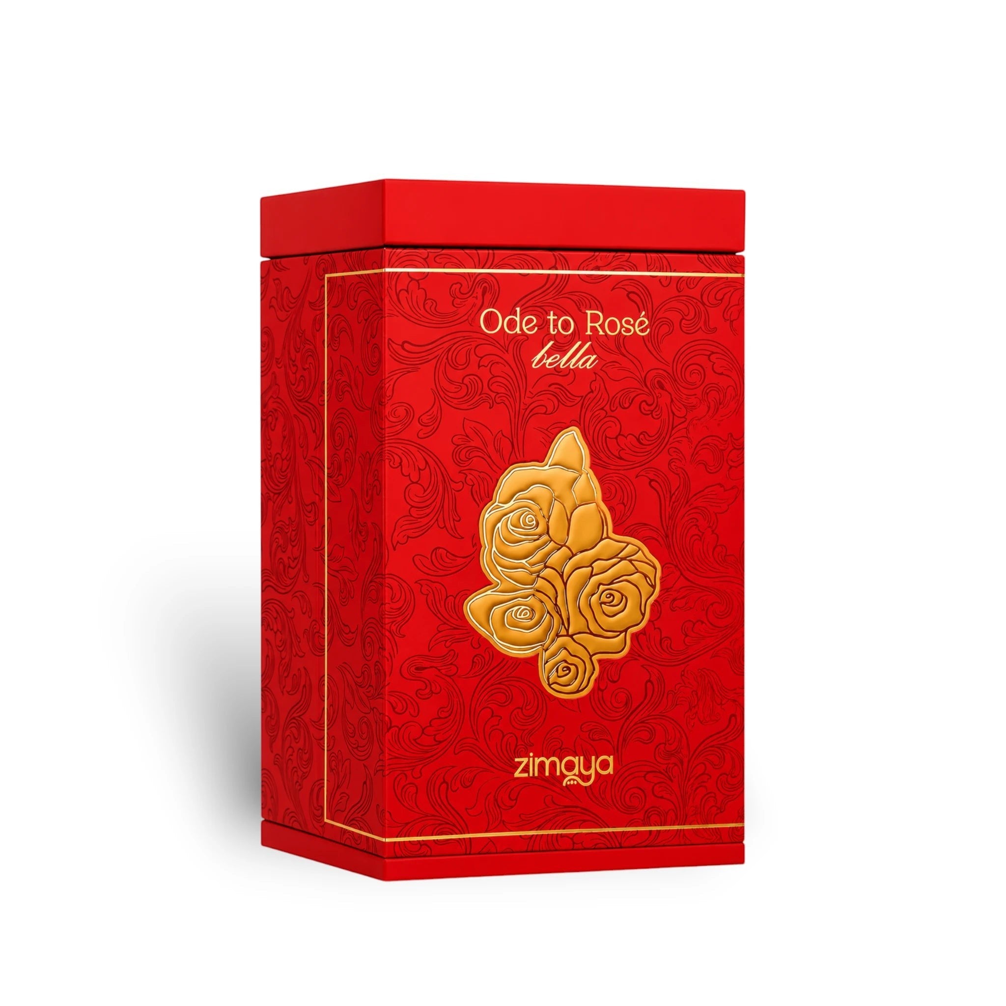 Packaging detail of Ode to Rose Bella 100ml Eau de Parfum