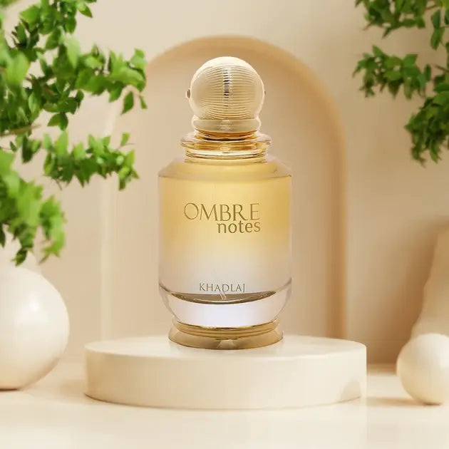 Ombre Notes 100ml Eau de Parfum by Khadlaj perfume bottle close up