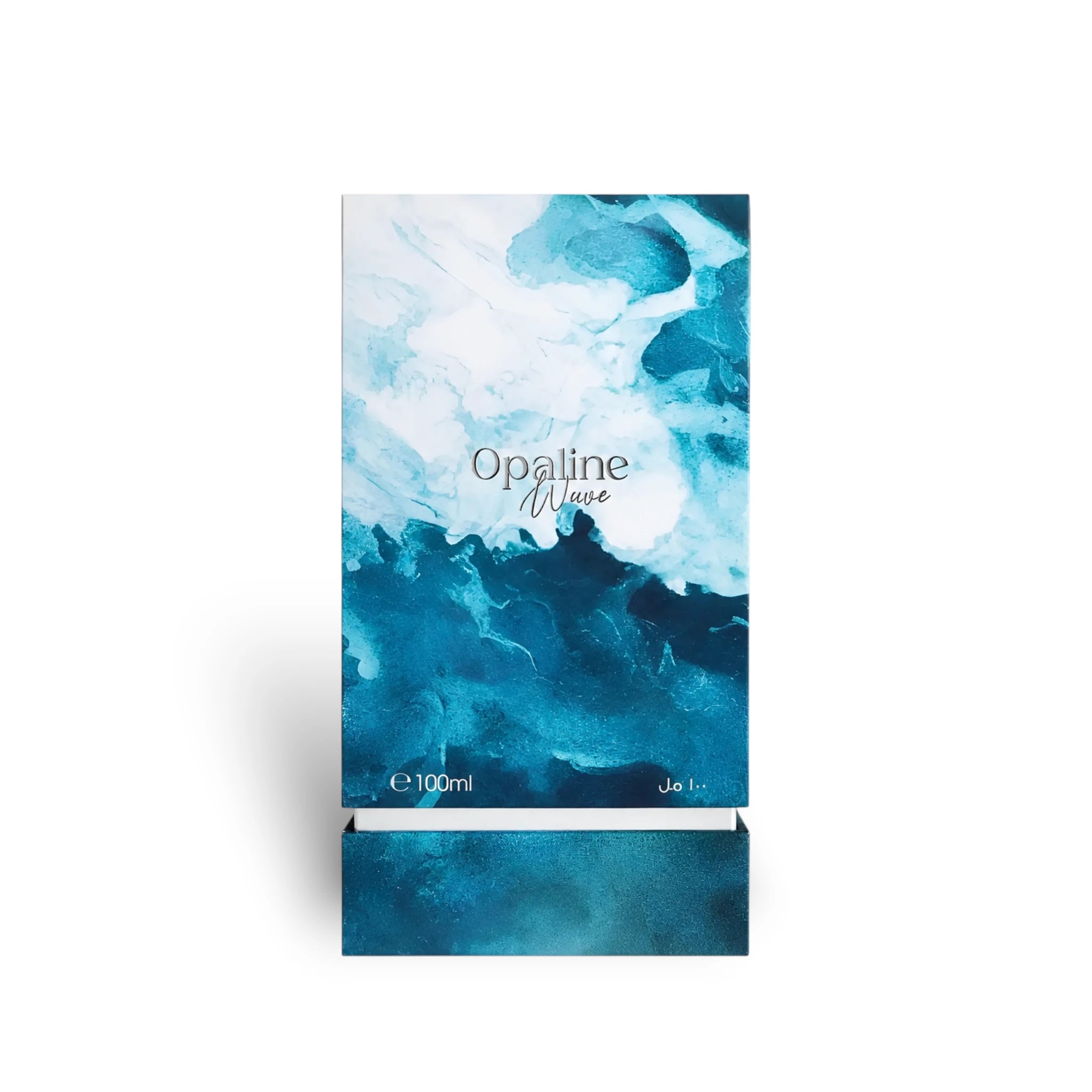 Close-up of Opaline Wave Extrait de Parfum packaging