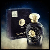 Opulent Oud 100ml Eau de Parfum by Lattafa bottle and box