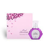 Oud Lavender by Ahmed Al Maghribi with outer presentation box and bottle