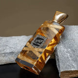 Oud Mood Elixir 100ml Eau de Parfum by Lattafa perfume bottle close up