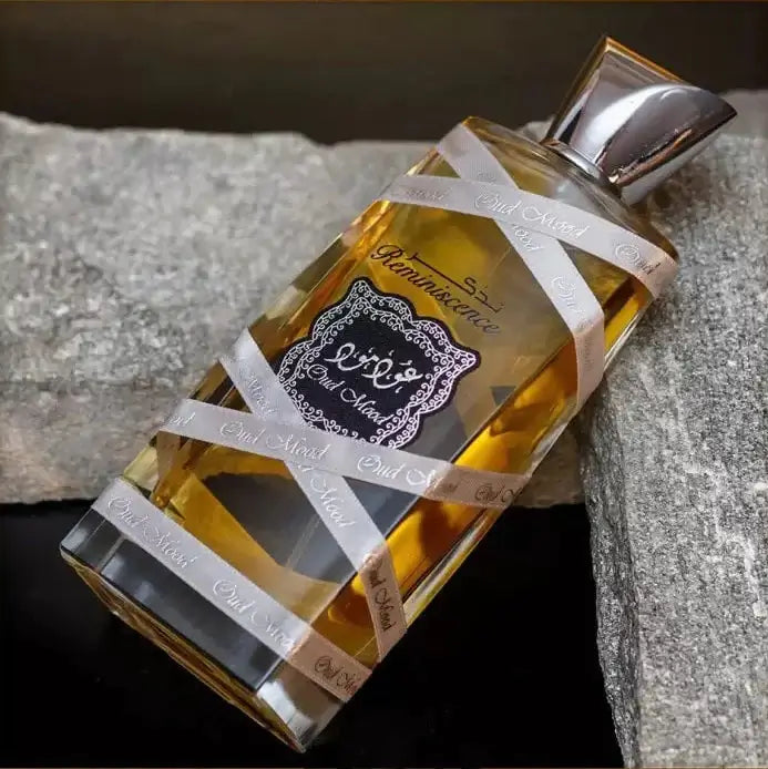 Oud Mood Reminiscence 100ml Eau de Parfum by Lattafa bottle and box