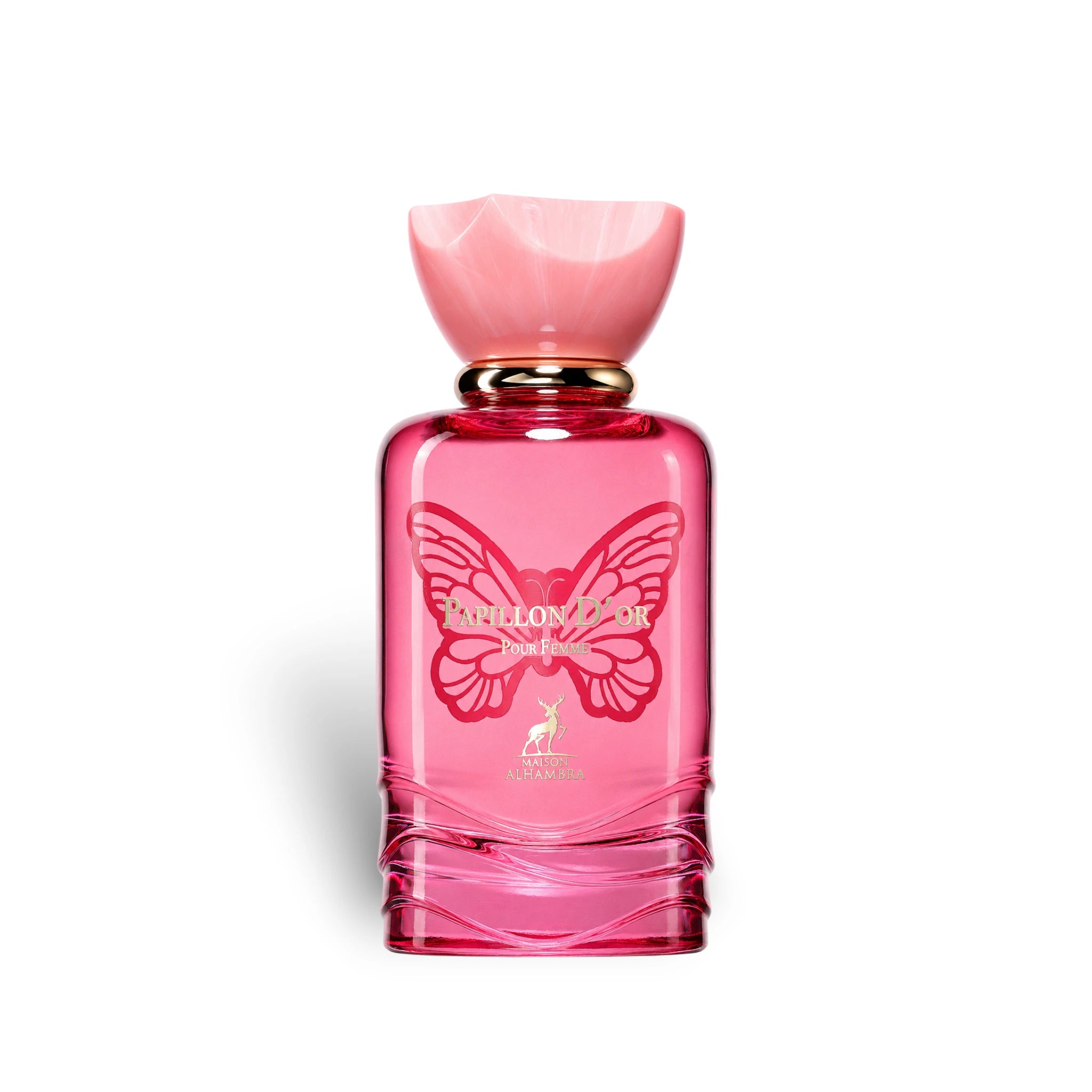 Papillon D'Or 100ml Eau de Parfum by Maison Alhambra front bottle view