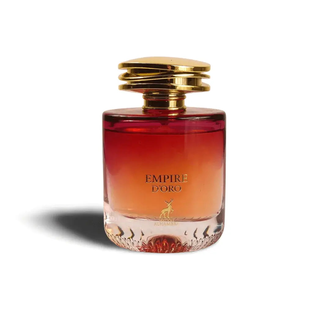 Empire D'oro 100ml Eau de Parfum by Maison Alhambra fragrance packaging front view