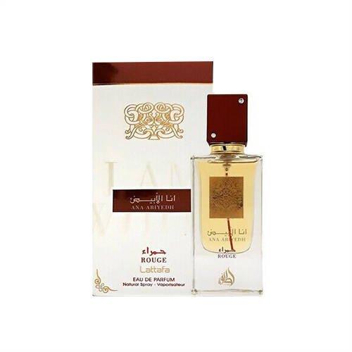 Ana Abiyedh Rouge (I am White) 60ml Eau de Parfum by Lattafa fragrance packaging front view