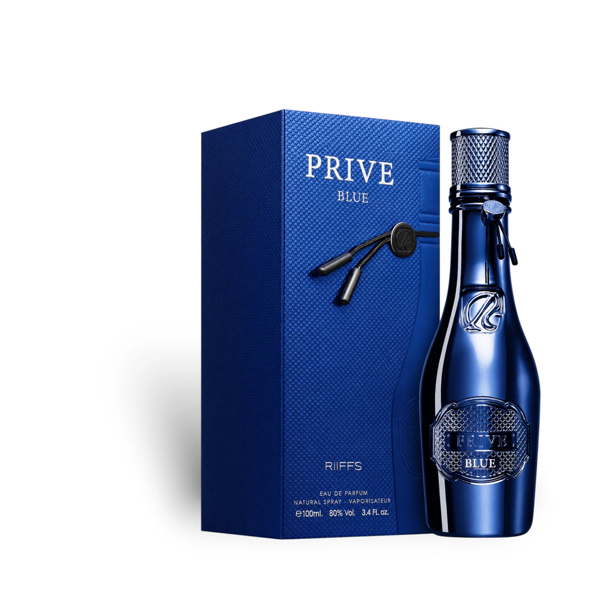 Prive Blue by RiiFFS bottle with presentation box