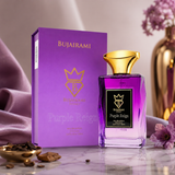 Purple Reign by Bujairami displayed in a luxury fragrance setting