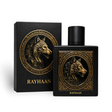 Rayhaan Wolf Eau de Parfum with retail box
