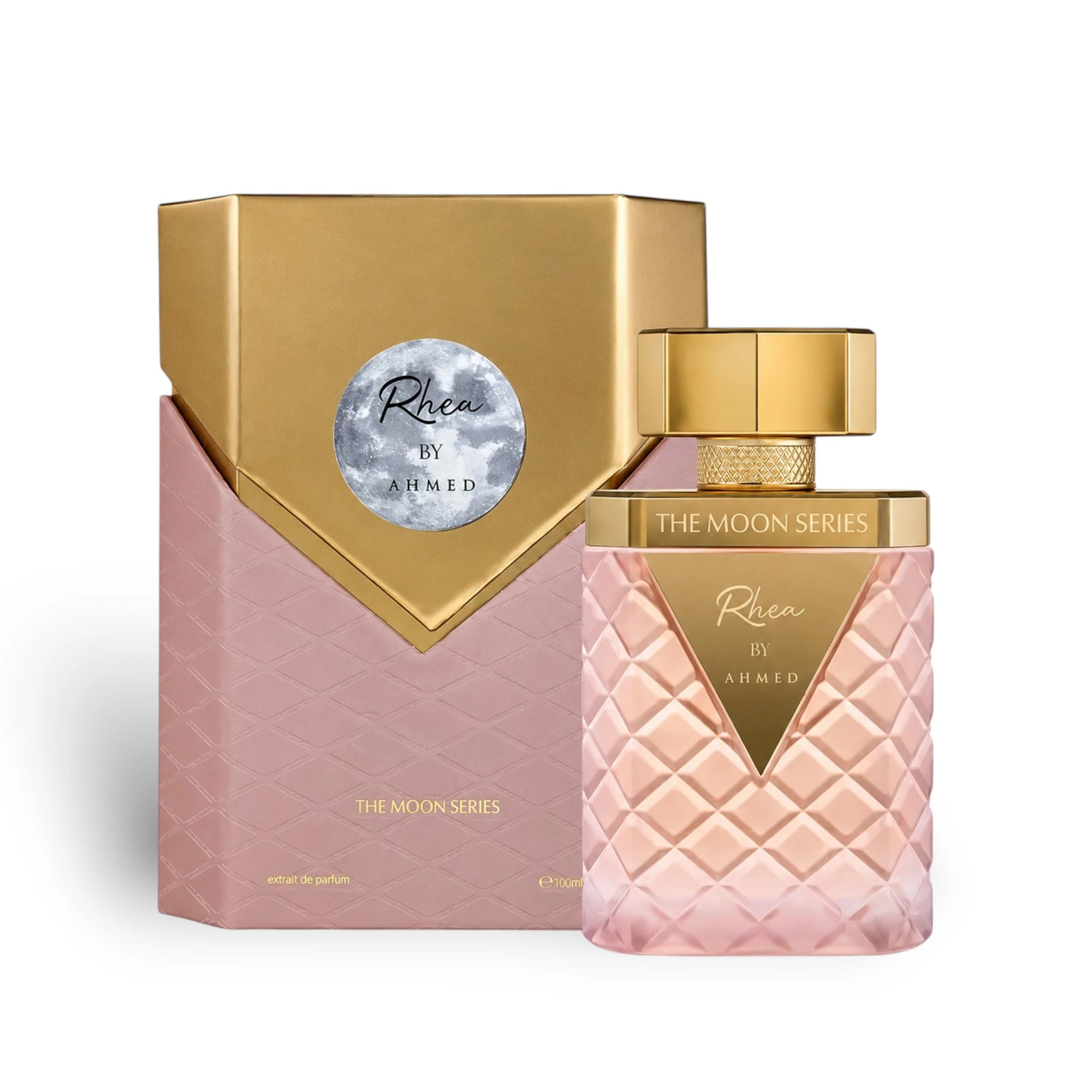 Rhea Extrait de Parfum bottle with presentation box